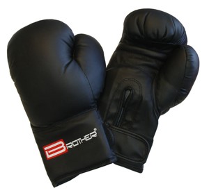 ACRA Boxerské rukavice PU kůže černé vel.XL