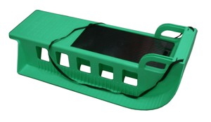 ACRA Dětské sáňky Kamzík plastové - zelené