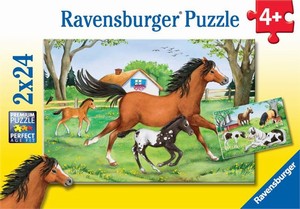 PUZZLE Ravensburger - Svět koní 2x24 dílků