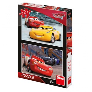PUZZLE WD Cars 3: Závodníci 2x77 dílků