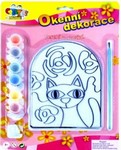 Okenní dekorace - kočka
