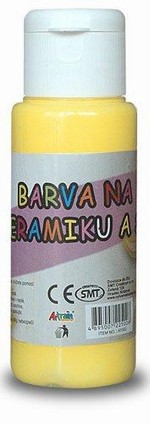 Barva na sklo a keramiku 60ml- žlutá