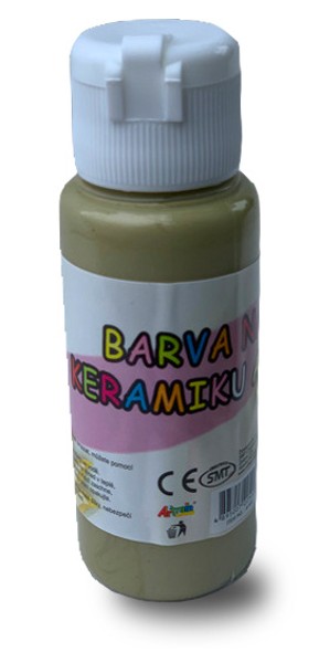 Barva na sklo a keramiku 60ml- black gold