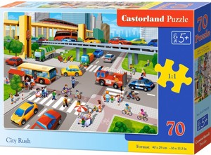 Puzzle Castorland 70 dílků premium - Křižovatka