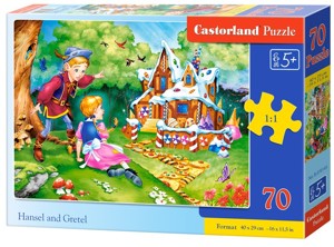 Puzzle Castorland 70 dílků premium - Jeníček a Mař