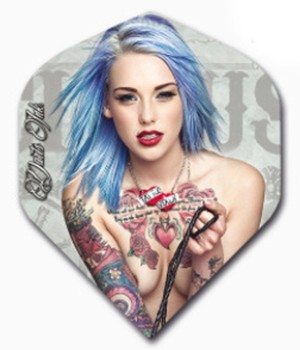 DESIGNA LETKY DARTS INK - BLUE HAIRED GIRL F2485