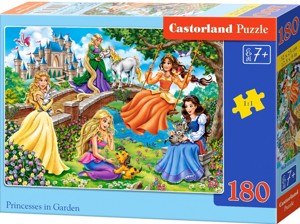 Puzzle CASTORLAND 180 dílků - Princezny v zahradě