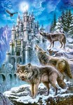 Puzzle 1500 - CASTORLAND Vlci u zámku