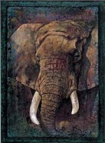 Puzzle 1000 dílků- Louis Pané- African Elephant