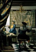 Puzzle - Vermeer, Allegorie malířství 1000 dílků