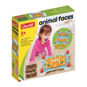 Quercetti 0322 Animal Faces Puzzle