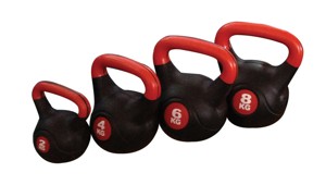 ACRA Činka kettlebell s cementovou náplní - 8 kg