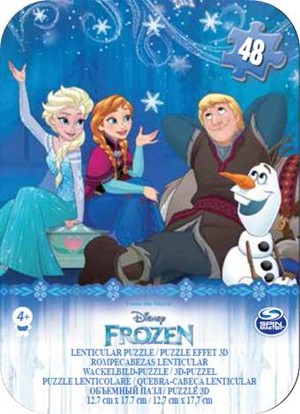 FROZEN PUZZLE V PLECHOVÉ KRABIČCE