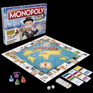 HASBRO MONOPOLY CESTA KOLEM SVĚTA SK VERZE