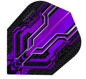 Letky na šipky Harrows  Plexus - purple 2741