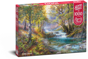 Puzzle Cherry Pazzi 1000d. Potok v lese