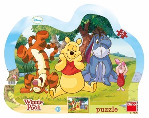 PUZZLE WD Schovávaná s Medvídkem Pú 25D