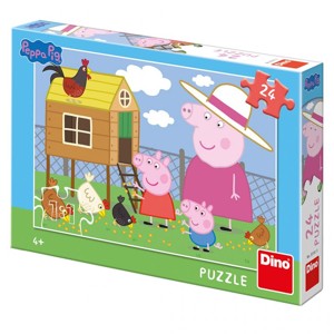 PUZZLE Peppa Pig: Slepičky 24 dílků