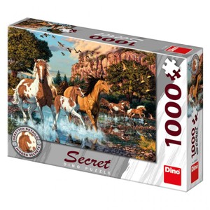 PUZZLE Koně 1000 dílků secret collection