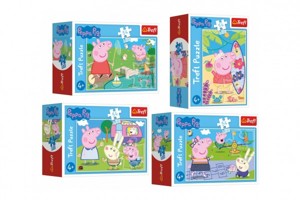 TREFL mini puzzle 54 dílků Prasátko Peppa