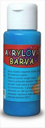 Hobby barvy - Akrylová barva 60ml- modrá tmavá