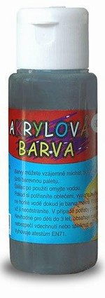 Akrylová barva 60ml - černá (iron black)