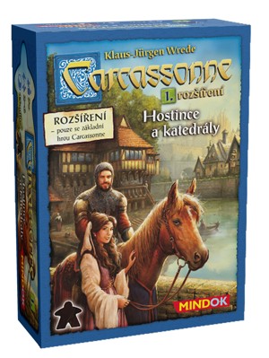 MINDOK CARCASSONNE 1.rozšíření HOSTINCE/KATEDRÁLY 