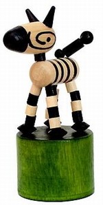 MMF mini mačkací figurka Zebra DOPRODEJ