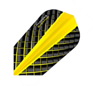 Letky na šipky Harrows Quantum - žluté F2777
