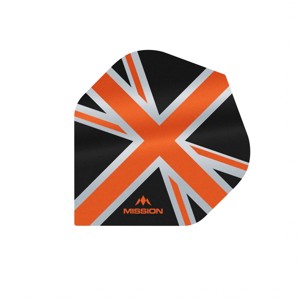 MISSION LETKY ALLIANCE UNION JACK - BLACK / ORANGE