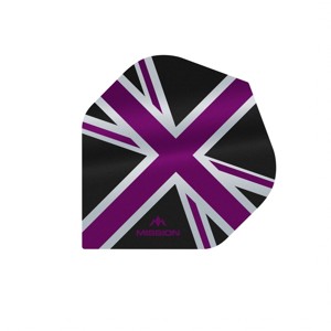 MISSION LETKY ALLIANCE UNION JACK - BLACK / PURPLE