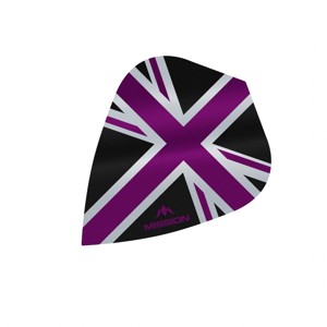 MISSION LETKY ALLIANCE UNION JACK - BLACK / PURPLE