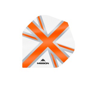 MISSION LETKY ALLIANCE UNION JACK - WHITE / ORANGE