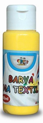 Barva na textil 60 ml - žlutá