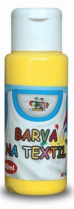 Barva na textil 60ml- žlutá