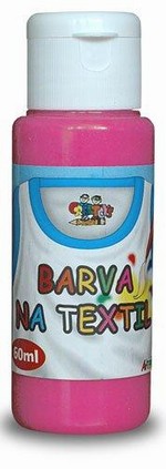 Barva na textil 60ml- růžová