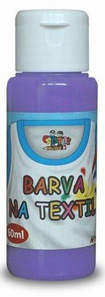 Barva na textil 60 ml - světle fialová
