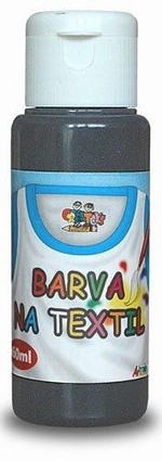 Barva na textil 60 ml - černá
