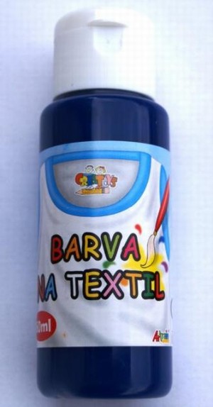 Barva na textil 60ml- modrá (prussian blue)