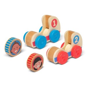 MELISSA & DOUG - GO TOTS DŘEVĚNÁ ZÁVODNÍ AUTA