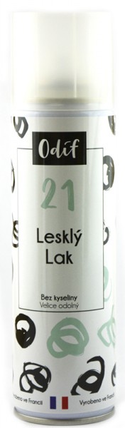 Odif Lak lesklý ve spreji, 250ml