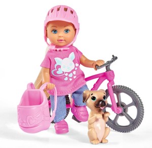 Simba panenka Evička s bicyklem