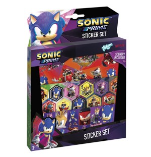 SONIC DÁRKOVÝ BOX SE SAMOLEPKAMI