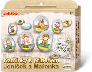 ARTLOVER Kamínky s příběhem - Jeníček a Mařenka