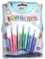 Perleťové barvy na textil - na blistru