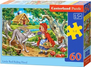 Puzzle CASTORLAND - 60 dílků - Červená Karkulka