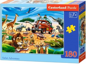 Puzzle CASTORLAND 180 dílků - Dobrodružství na...