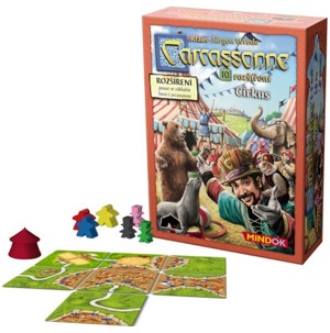 MINDOK CARCASSONNE 10.rozšíření CIRKUS