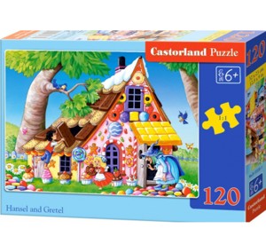 Puzzle CASTORLAND 120 dílků- Jeníček a Mařenka