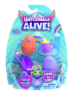 Hatchimals hrací set s kočárkem pro zvířátka